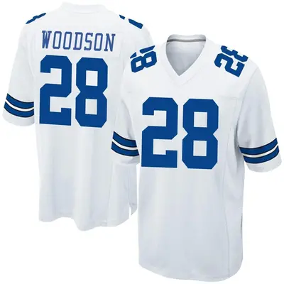 Youth Game Darren Woodson Dallas Cowboys White Jersey