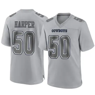 Youth Game Devin Harper Dallas Cowboys Gray Atmosphere Fashion Jersey