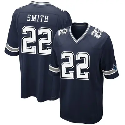 Youth Game Emmitt Smith Dallas Cowboys Navy Team Color Jersey