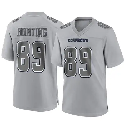 Youth Game Ian Bunting Dallas Cowboys Gray Atmosphere Fashion Jersey