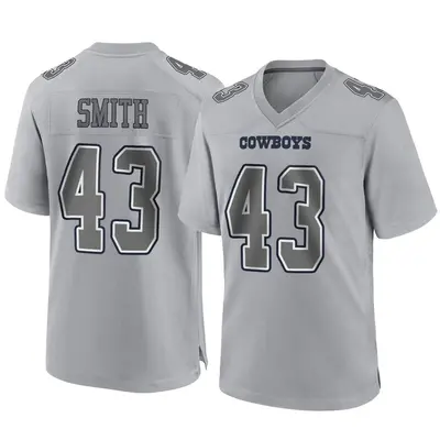 Youth Game Ito Smith Dallas Cowboys Gray Atmosphere Fashion Jersey