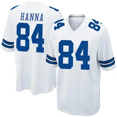 Youth Game James Hanna Dallas Cowboys White Jersey
