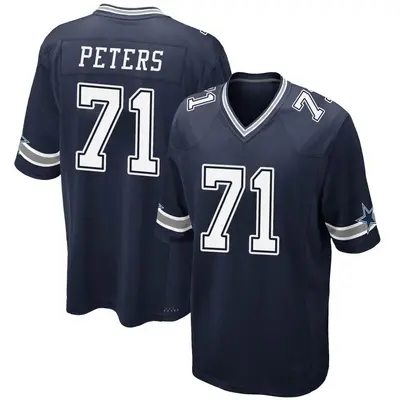 Youth Game Jason Peters Dallas Cowboys Navy Team Color Jersey
