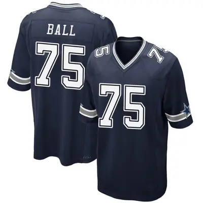 Youth Game Josh Ball Dallas Cowboys Navy Team Color Jersey