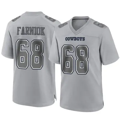 Youth Game Matt Farniok Dallas Cowboys Gray Atmosphere Fashion Jersey