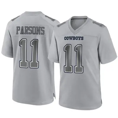 Youth Game Micah Parsons Dallas Cowboys Gray Atmosphere Fashion Jersey