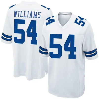 Youth Game Sam Williams Dallas Cowboys White Jersey