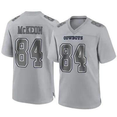Youth Game Sean McKeon Dallas Cowboys Gray Atmosphere Fashion Jersey