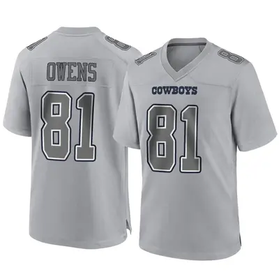 Youth Game Terrell Owens Dallas Cowboys Gray Atmosphere Fashion Jersey