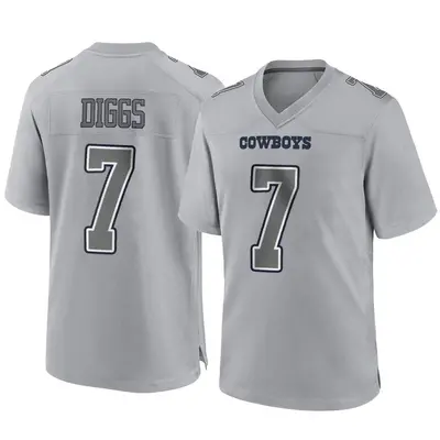Youth Game Trevon Diggs Dallas Cowboys Gray Atmosphere Fashion Jersey