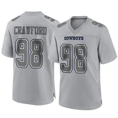 Youth Game Tyrone Crawford Dallas Cowboys Gray Atmosphere Fashion Jersey