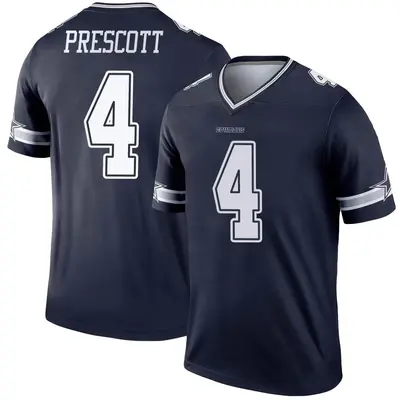 Youth Legend Dak Prescott Dallas Cowboys Navy Jersey