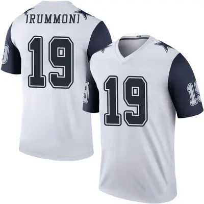 Youth Legend Dontario Drummond Dallas Cowboys White Color Rush Jersey