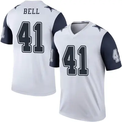 Youth Legend Markquese Bell Dallas Cowboys White Color Rush Jersey