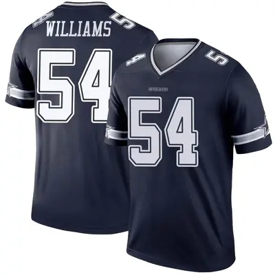 Youth Legend Sam Williams Dallas Cowboys Navy Jersey