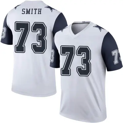 Youth Legend Tyler Smith Dallas Cowboys White Color Rush Jersey
