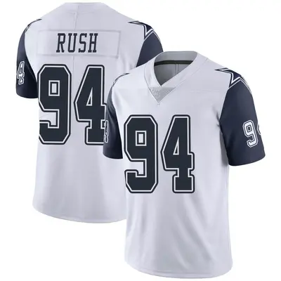 Youth Limited Anthony Rush Dallas Cowboys White Color Rush Vapor Untouchable Jersey