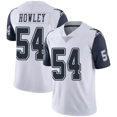 Youth Limited Chuck Howley Dallas Cowboys White Color Rush Vapor Untouchable Jersey