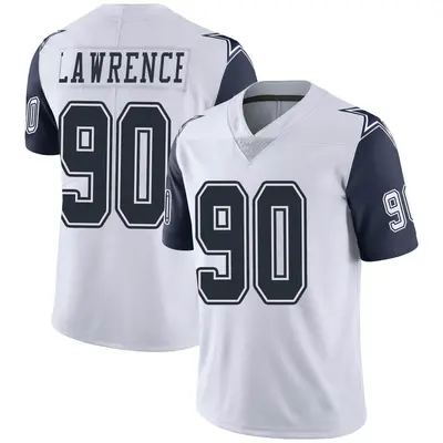 Youth Limited Demarcus Lawrence Dallas Cowboys White DeMarcus Lawrence Color Rush Vapor Untouchable Jersey