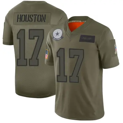 Youth Limited Dennis Houston Dallas Cowboys Camo 2019 Salute to Service Jersey