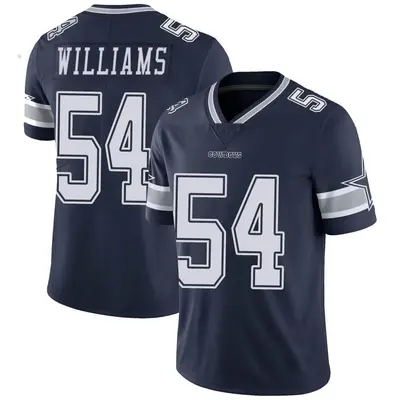 Youth Limited Sam Williams Dallas Cowboys Navy Team Color Vapor Untouchable Jersey