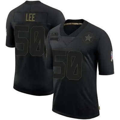 Youth Limited Sean Lee Dallas Cowboys Black 2020 Salute To Service Jersey