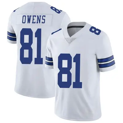 Youth Limited Terrell Owens Dallas Cowboys White Vapor Untouchable Jersey