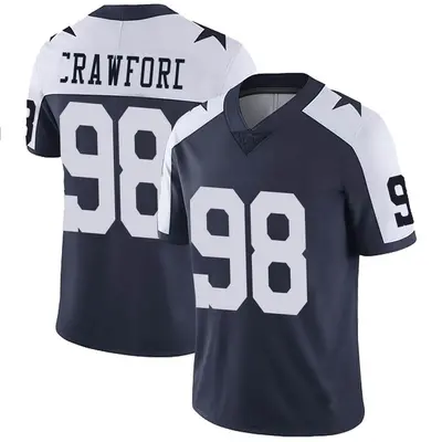 Youth Limited Tyrone Crawford Dallas Cowboys Navy Alternate Vapor Untouchable Jersey