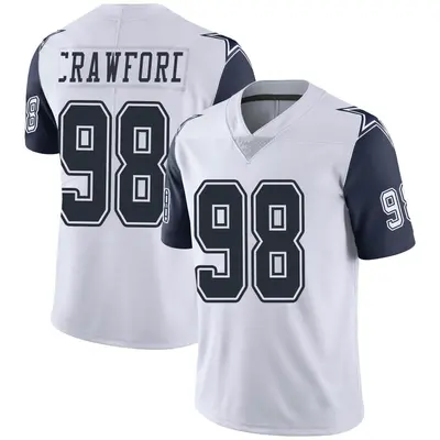 Youth Limited Tyrone Crawford Dallas Cowboys White Color Rush Vapor Untouchable Jersey